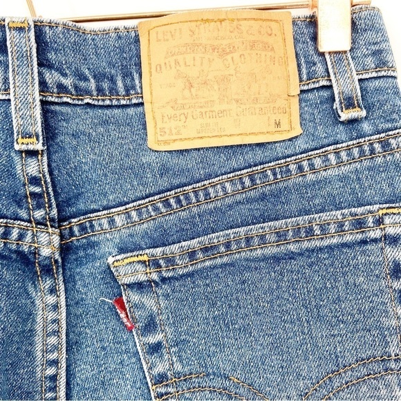 Vintage Y2K Levis 512 Slim Fit Tapered Leg High Waist Mom Jeans - Picture 9 of 14